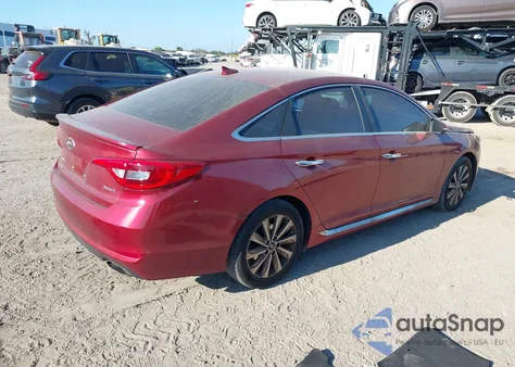 2016 Hyundai Sonata Sport из США, поврежденный, VIN 5NPE34AF7GH425218